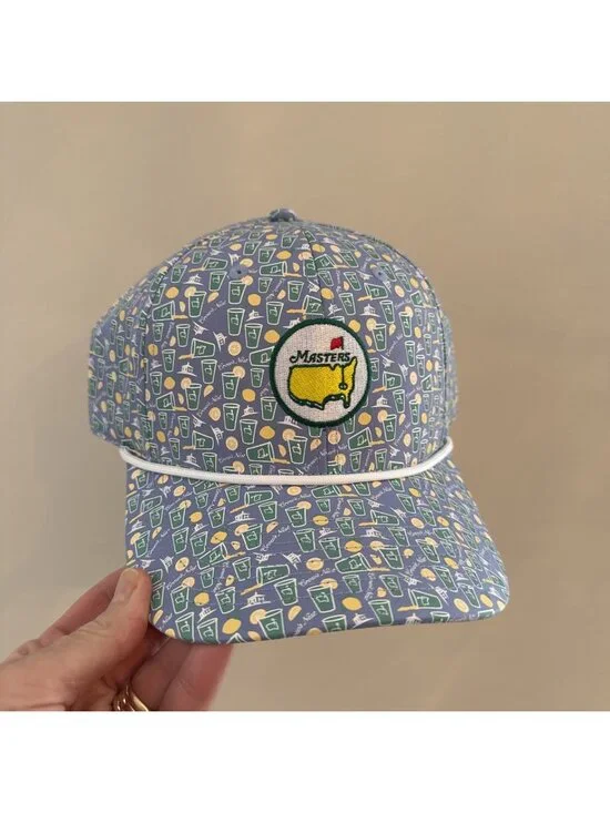 Masters Golf Hat Crows Nest Blue SnapBack In Hand - Picture 1 of 6